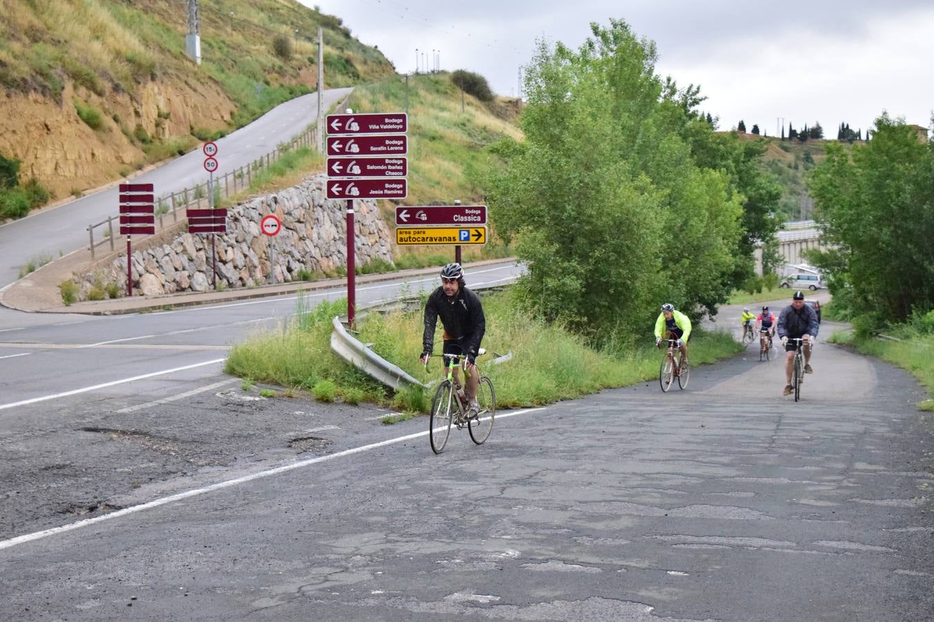 Jornada de ciclismo clásico en la Eroica Hispania (I)