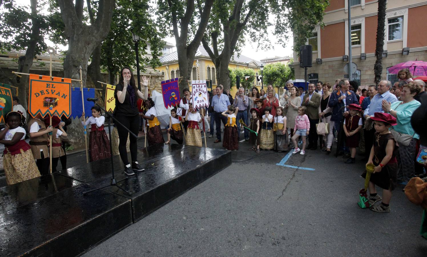 Los niños de las ludotecas municipales ofrecen el pregón de San Bernabé