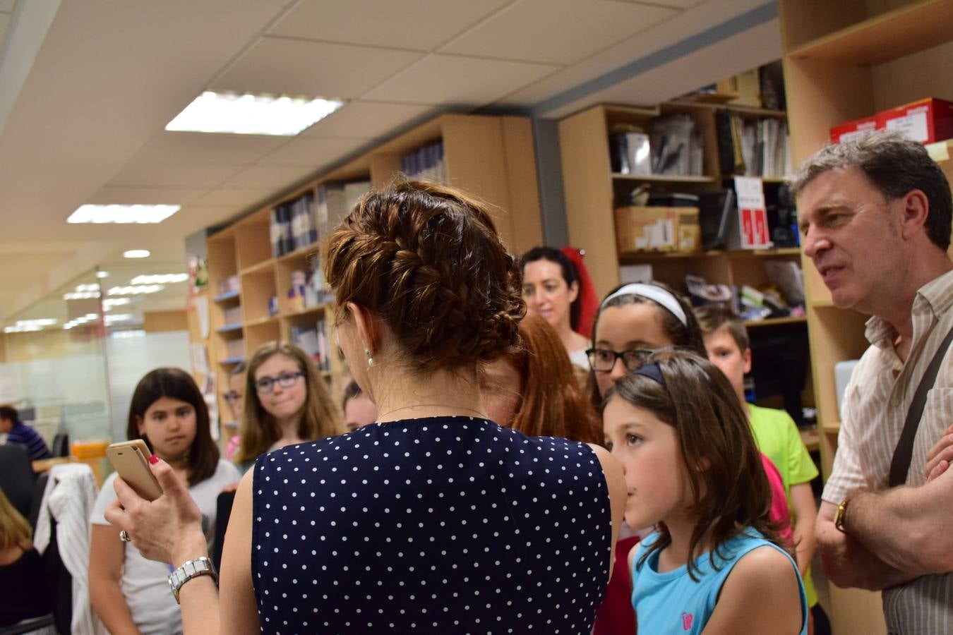 Alumnos del Colegio Siete Infantes de Lara visitan la multimedia de Diario LA RIOJA