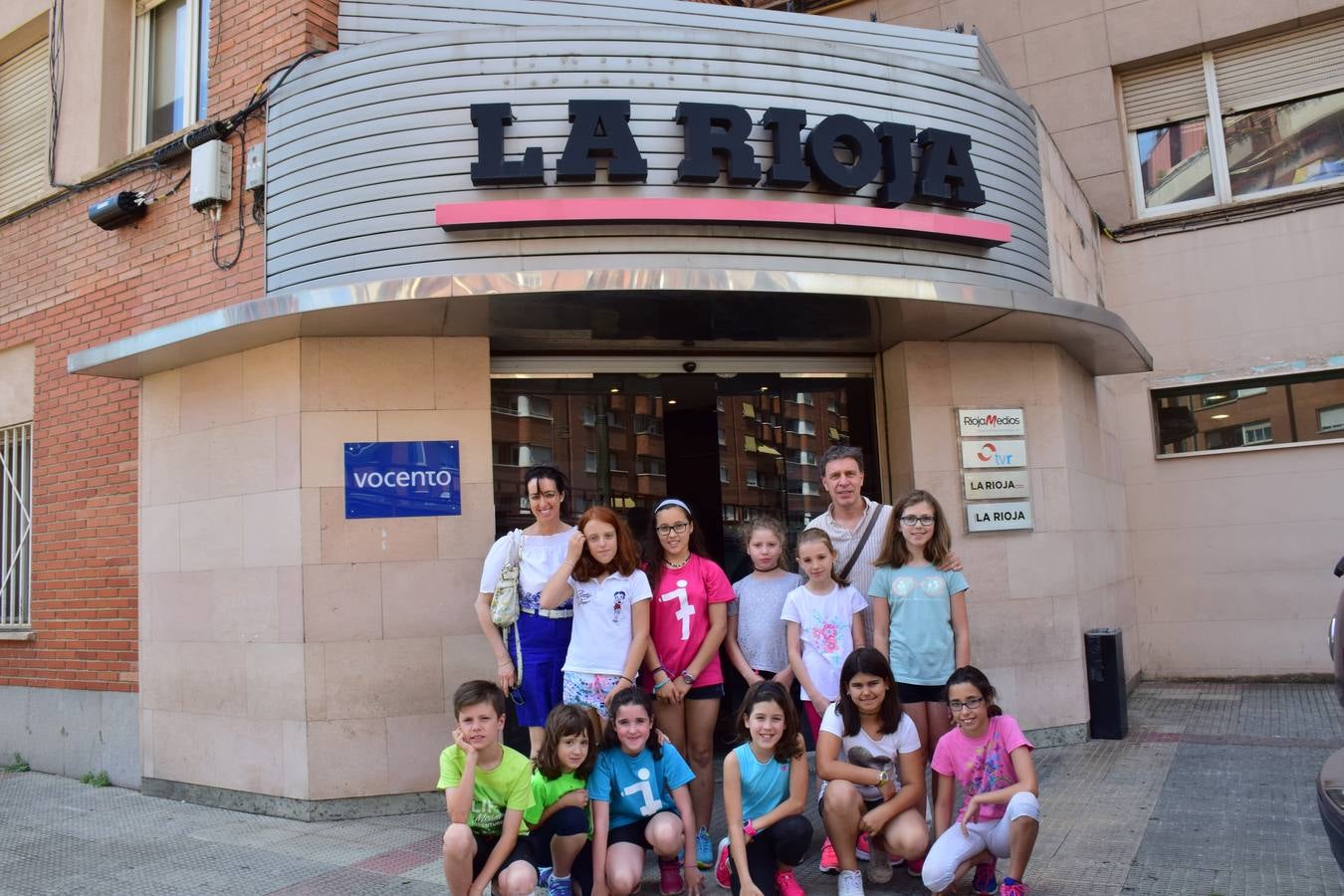 Alumnos del Colegio Siete Infantes de Lara visitan la multimedia de Diario LA RIOJA