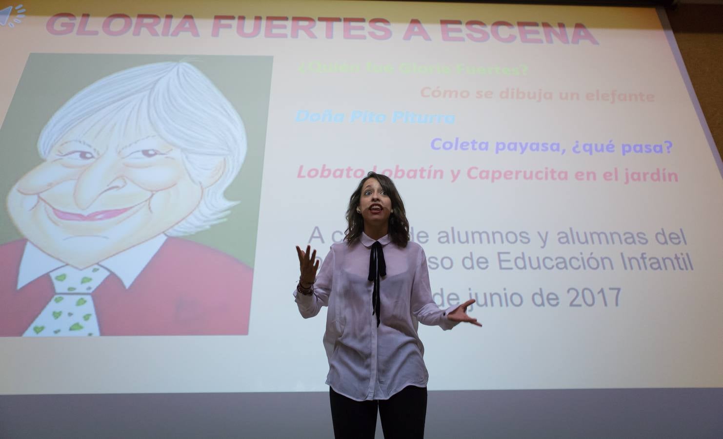 Doscientos alumnos de Infantil disfrutan en la Universidad de La Rioja de la actividad conmemorativa del centenario de Gloria Fuertes