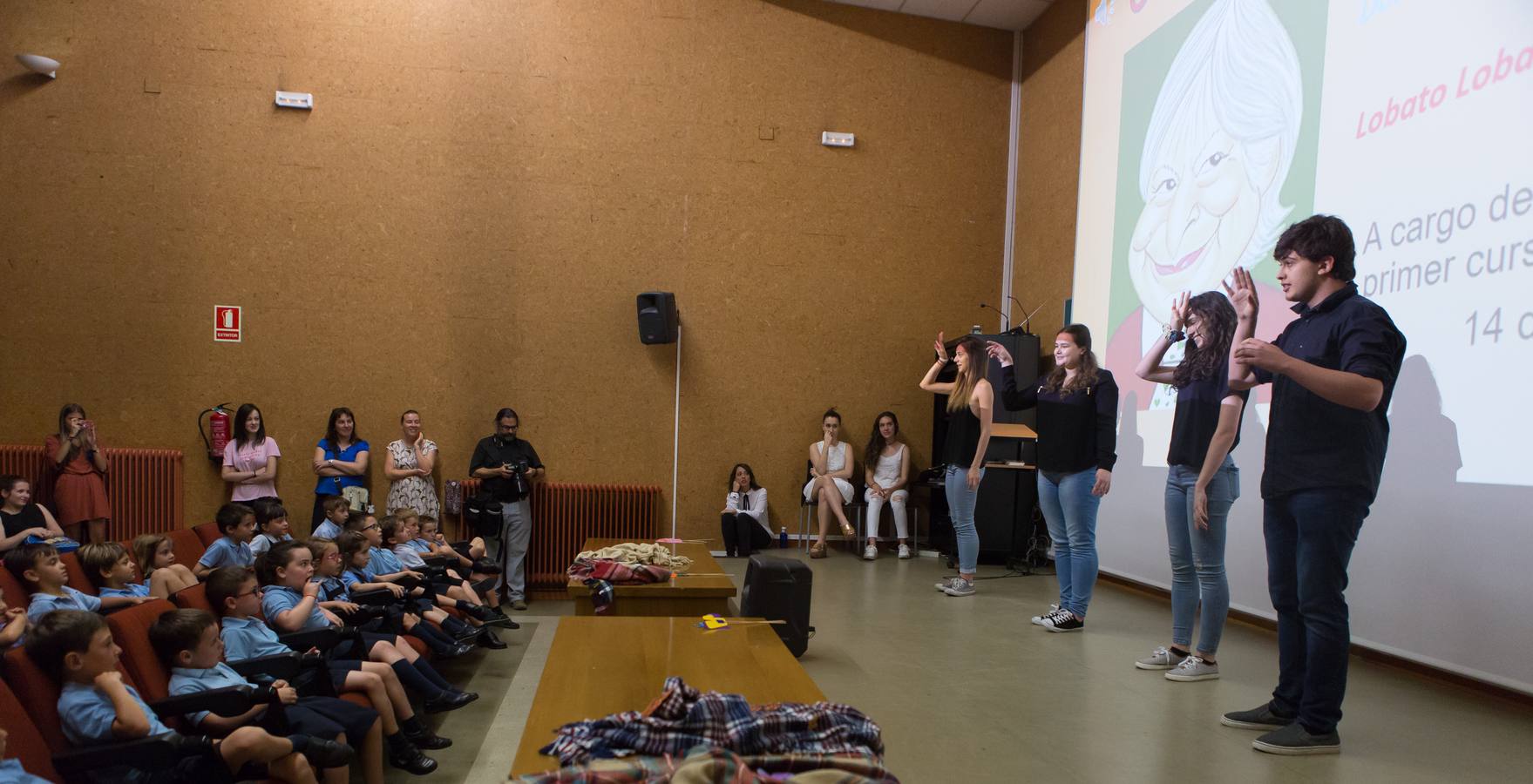 Doscientos alumnos de Infantil disfrutan en la Universidad de La Rioja de la actividad conmemorativa del centenario de Gloria Fuertes