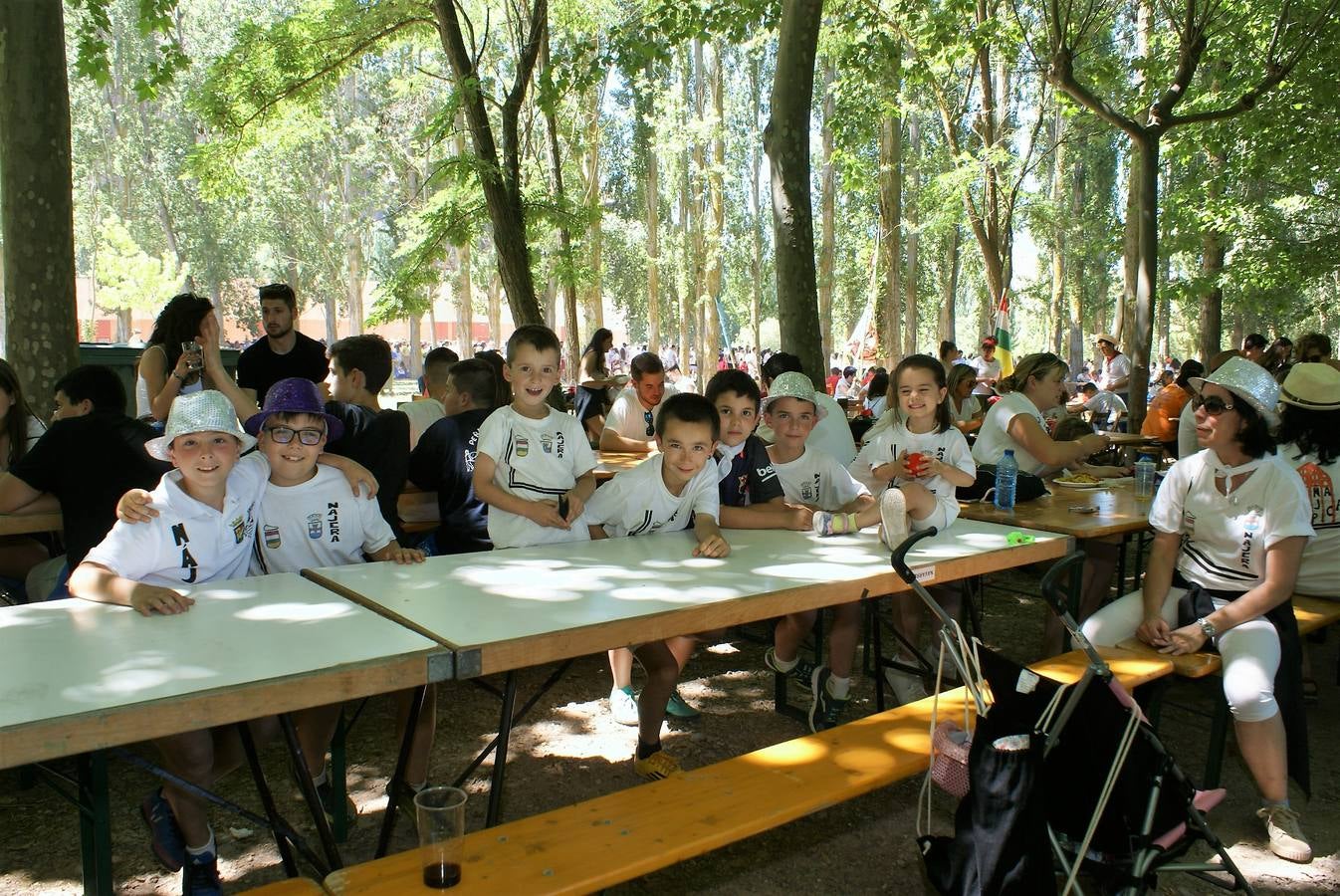 Concentración de peñas en Nájera