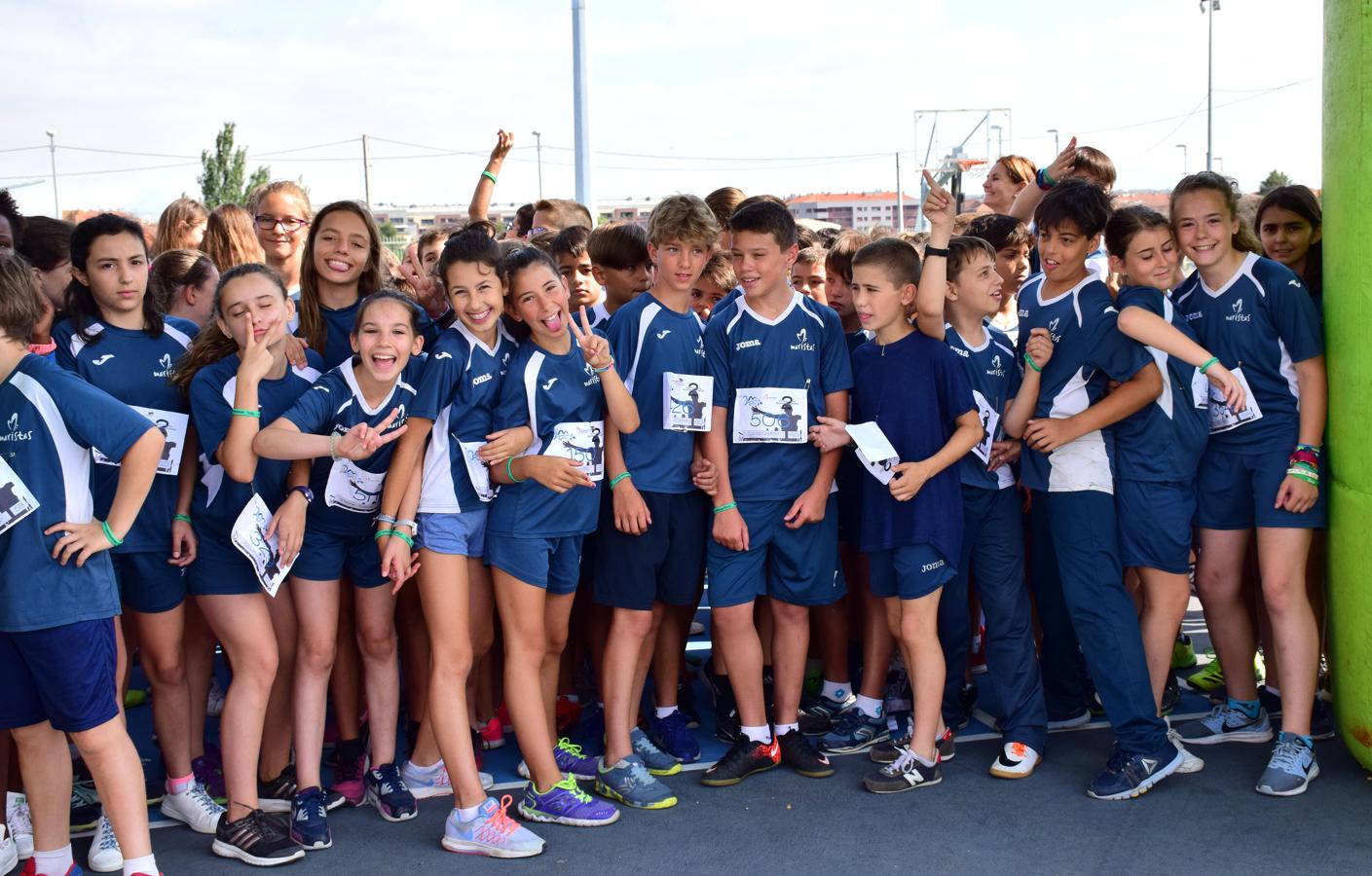 Salida de la carrera del Maristas en Logroño