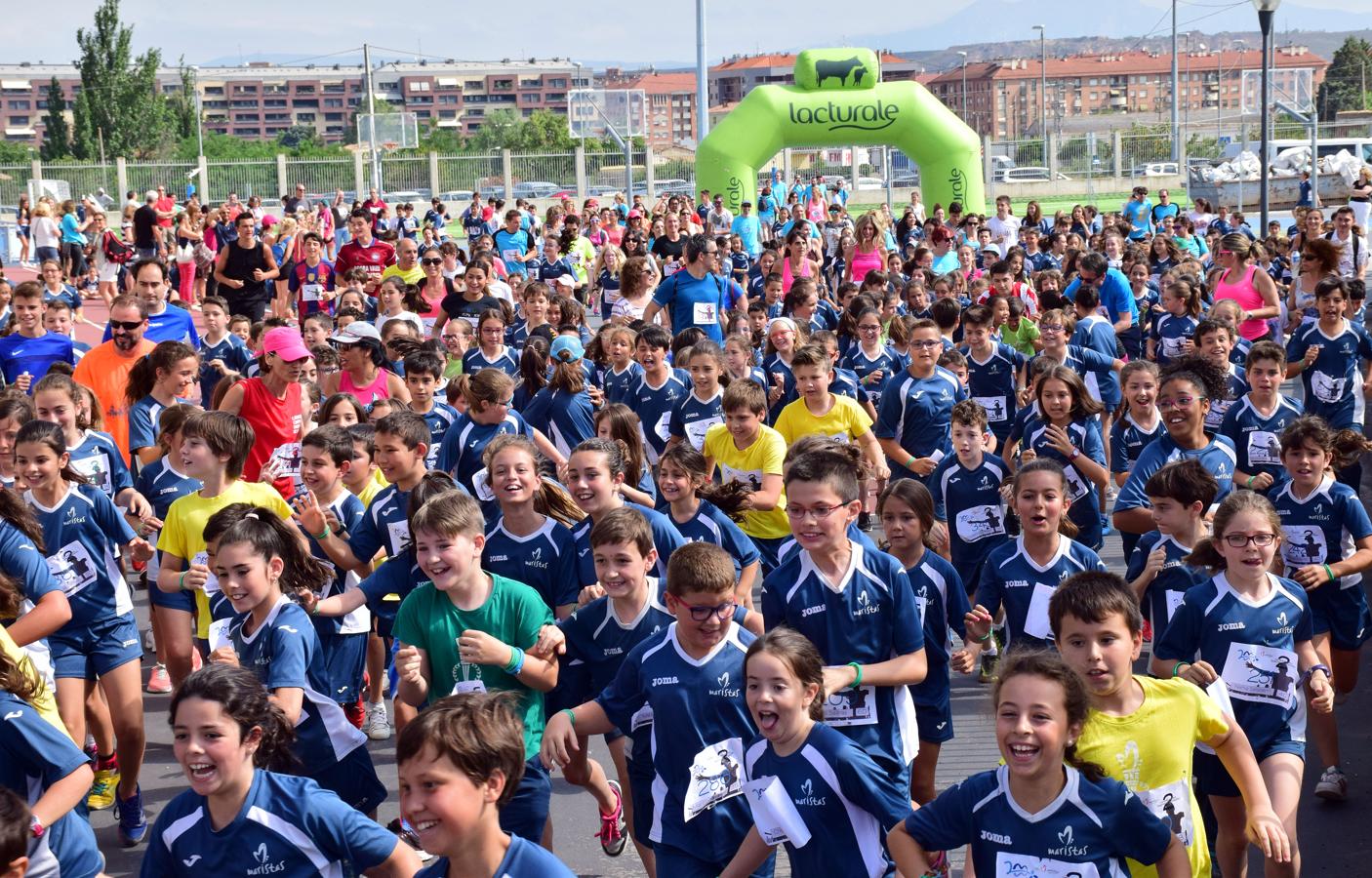 Salida de la carrera del Maristas en Logroño