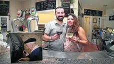 Javi Martínez y Vanesa Barbero hacen del Viña de Páganos un espacio donde reina la cocina riojana. :: juan marín