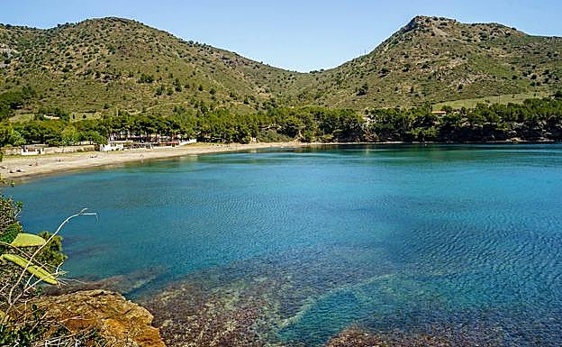 Cala Montjoi, cercana al lugar del suceso.