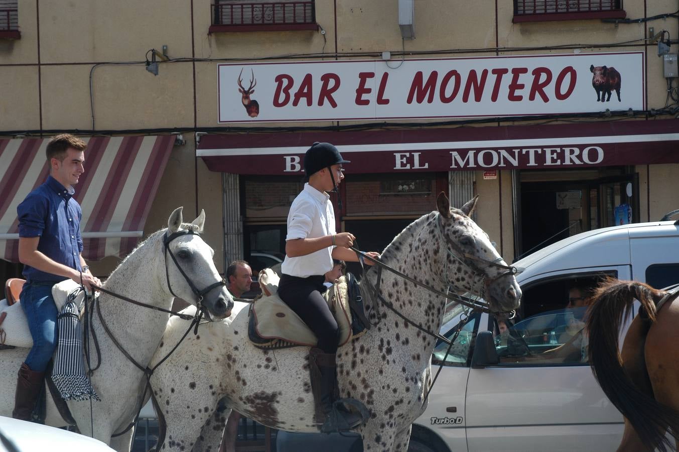 Las imágenes del tradicional festejo durante las fiestas de Valverde