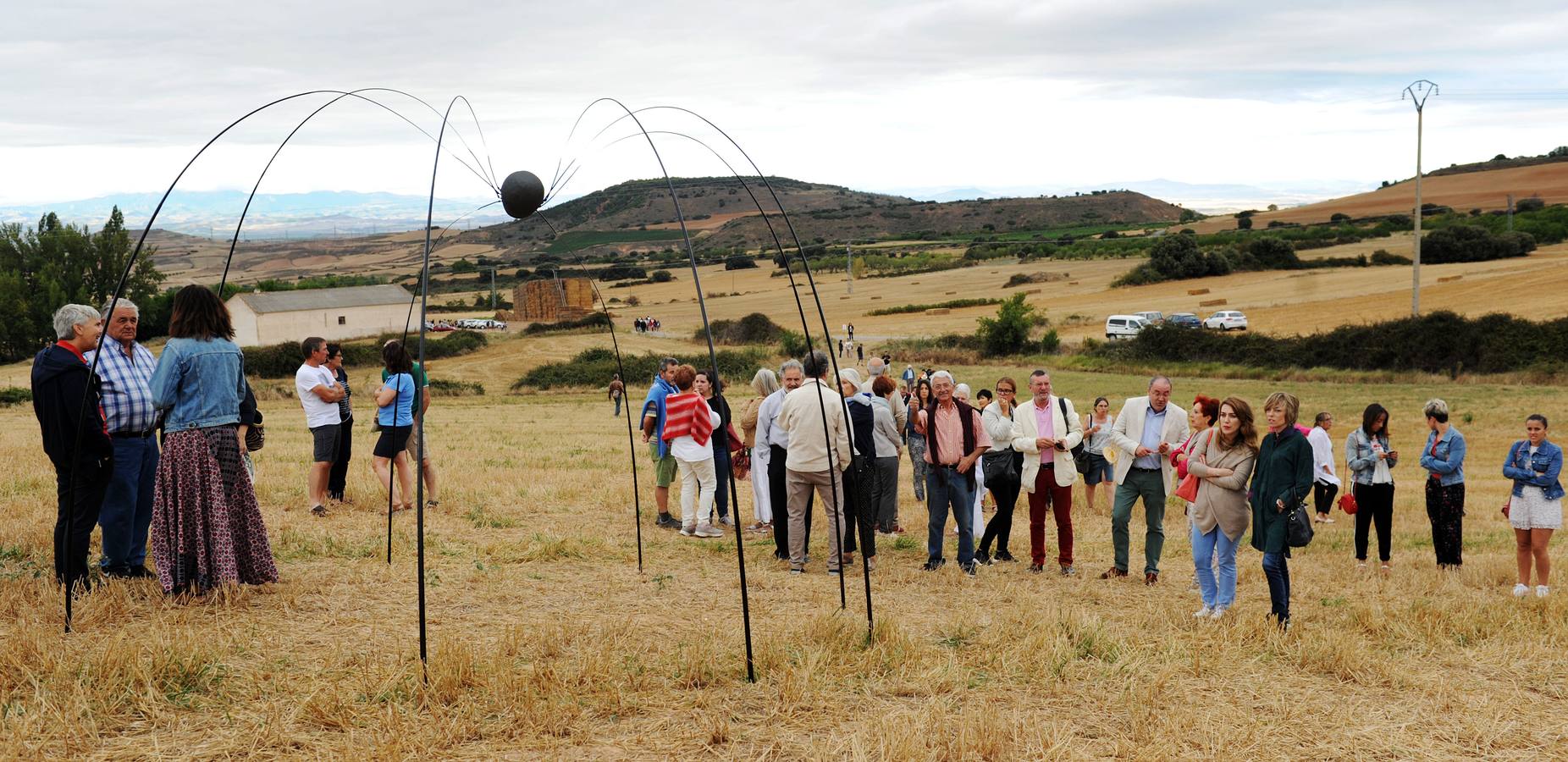 Las imágenes del certamen de 'land art' en Santa Lucía