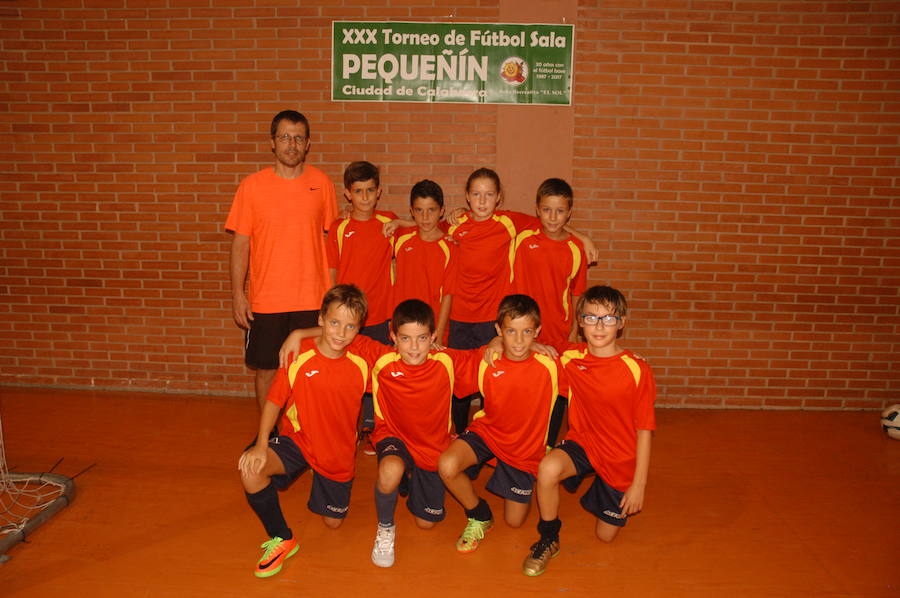 Este fin de semana se ha disputado en el pabellón del colegio Quintiliano los treinta años del torneo de fútbol sala Pequeñín Ciudad de Calahorra.