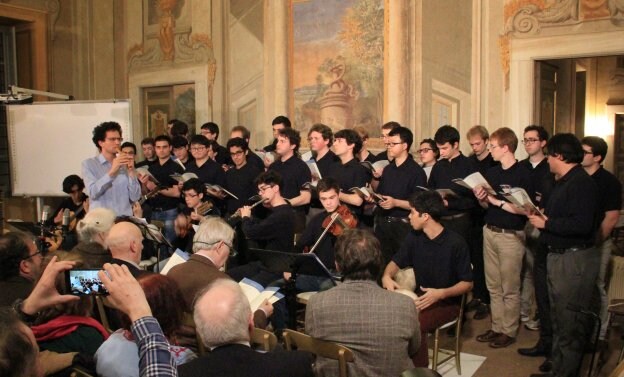 Alumnos de la academia Vivarium Novum ofrecen un recital en Villa Falconieri. :: r. C.