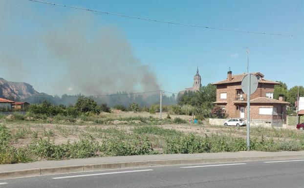 Extinguido un incendio en Murillo