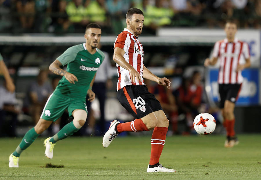 El equipo de Ziganda consiguió derrotar al Panathinaikos gracias a los tres goles que anotó en poco más de cinco minutos.