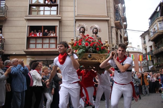 Imagen del tradicional Robo de los Santos en las fiestas del 2016.