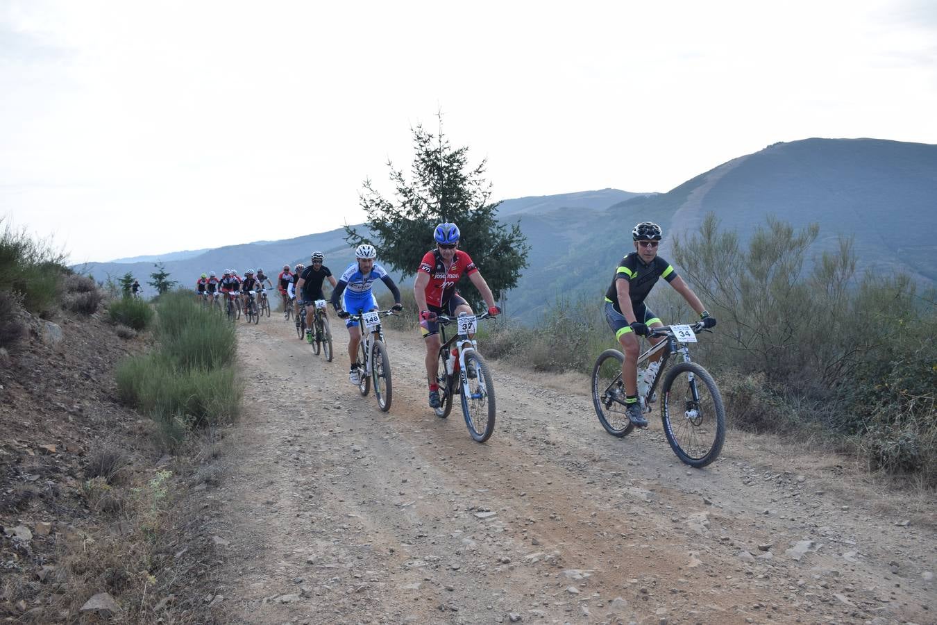 Las imágenes de la prueba ciclista de la localidad serrana