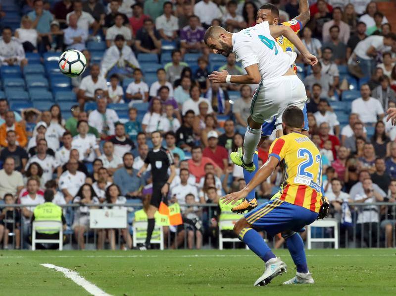 Real Madrid y Valencia se enfrentaron en el Bernabéu en la 2ª jornada de Liga.