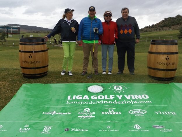 El Torneo Viña Ijalba retoma la actividad de la Liga Golf y Vino tras el parón estival. :: miguel herreros
