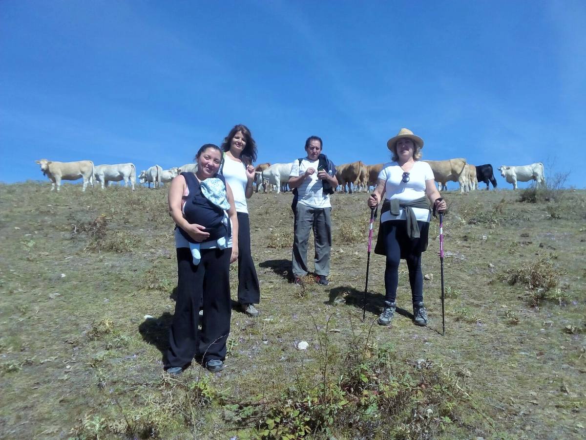 Hubo buen ambiente para enfrentarse al camino y buen almuerzo para recuperarse después