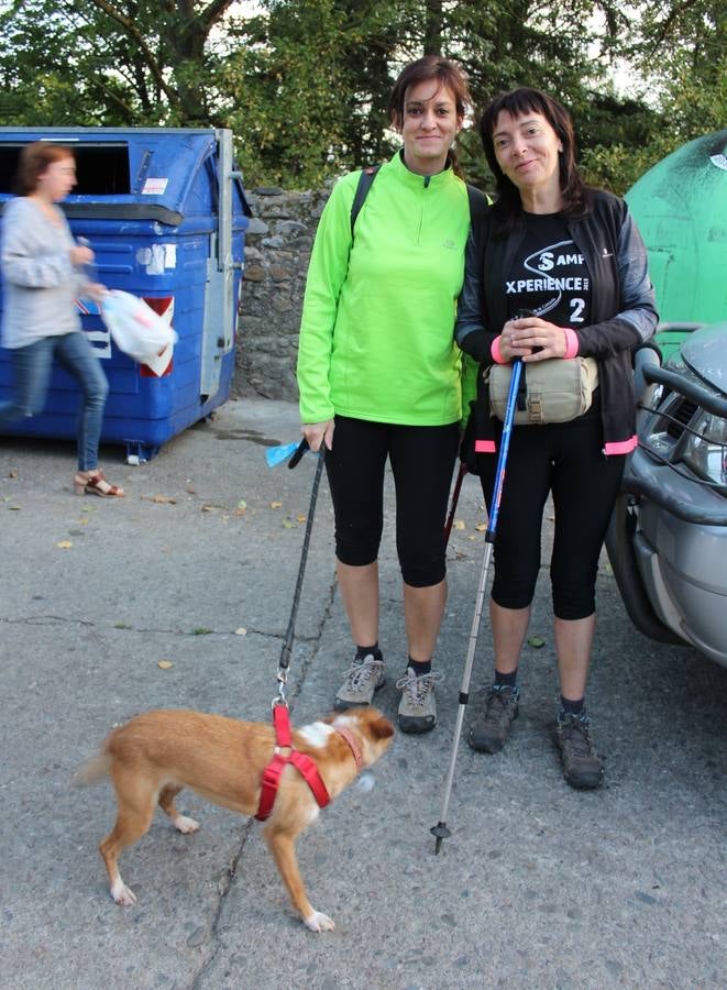 Hubo buen ambiente para enfrentarse al camino y buen almuerzo para recuperarse después