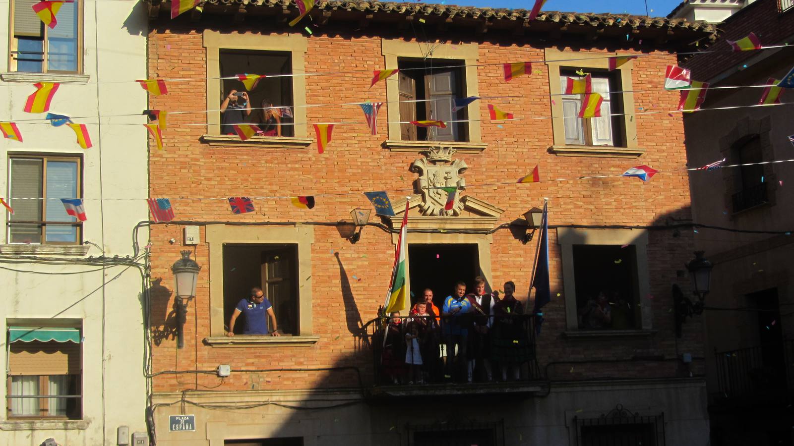 Cohete de las fiestas de la Virgen de la Antigua en Alberite