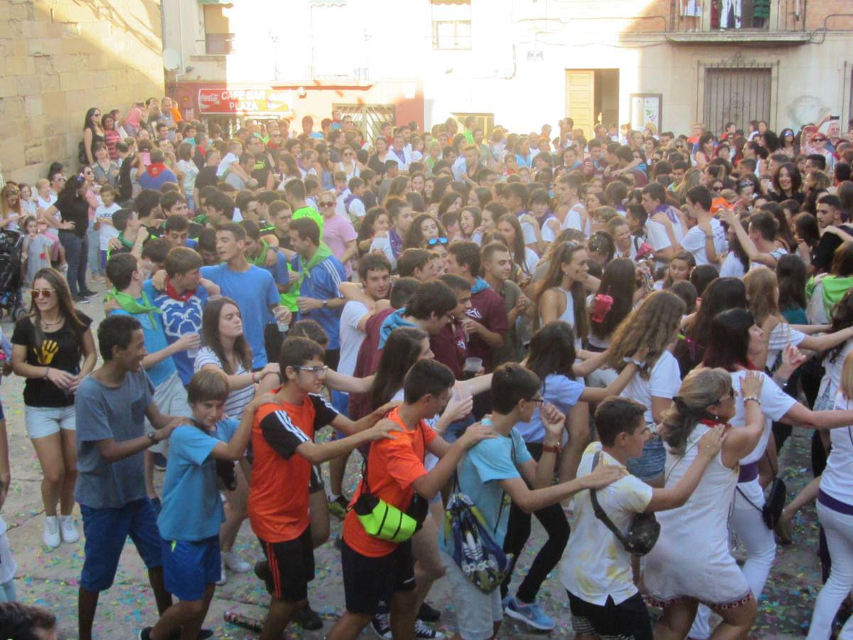 Cohete de las fiestas de la Virgen de la Antigua en Alberite