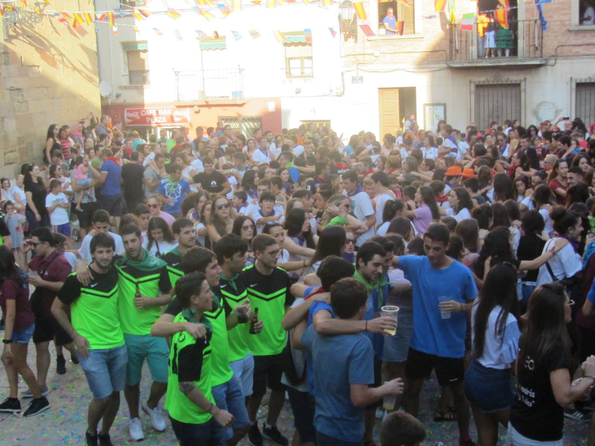 Cohete de las fiestas de la Virgen de la Antigua en Alberite