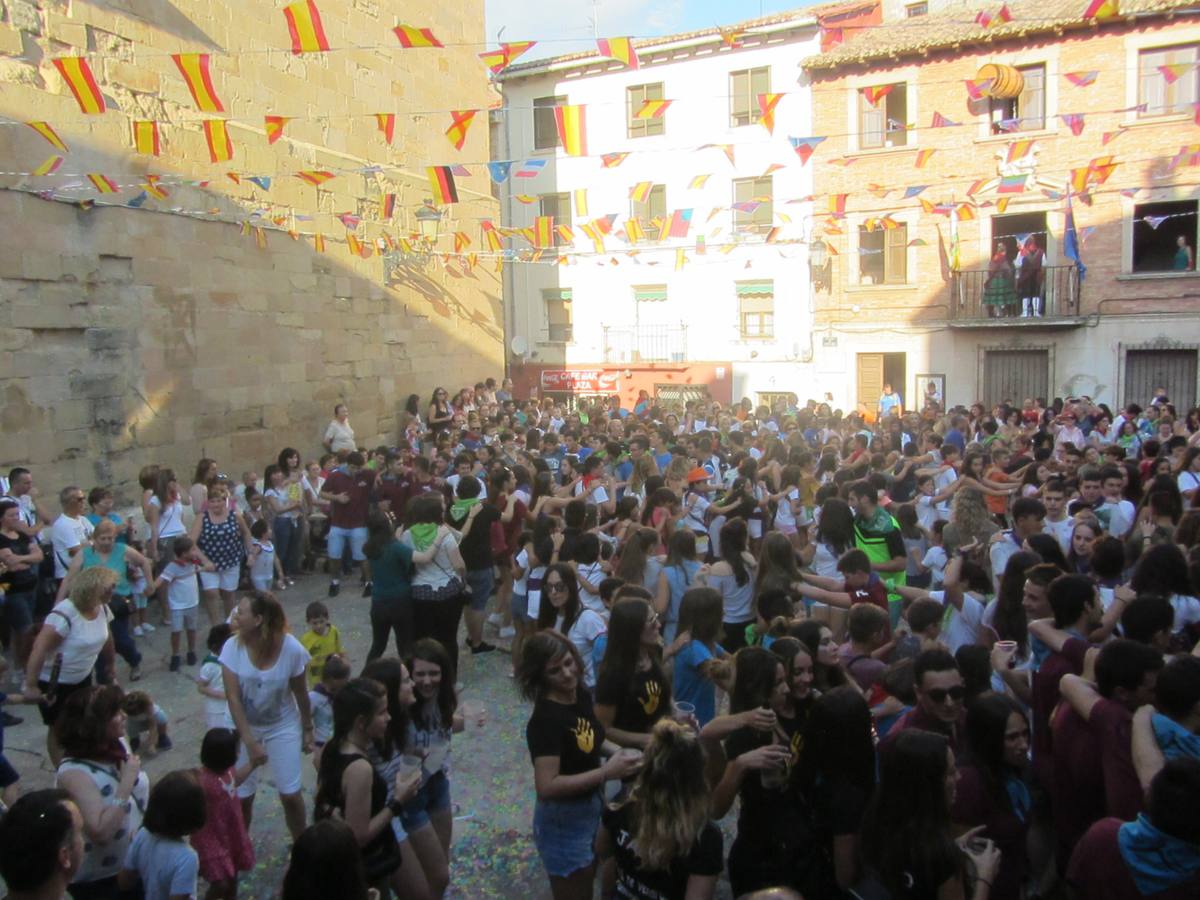 Cohete de las fiestas de la Virgen de la Antigua en Alberite