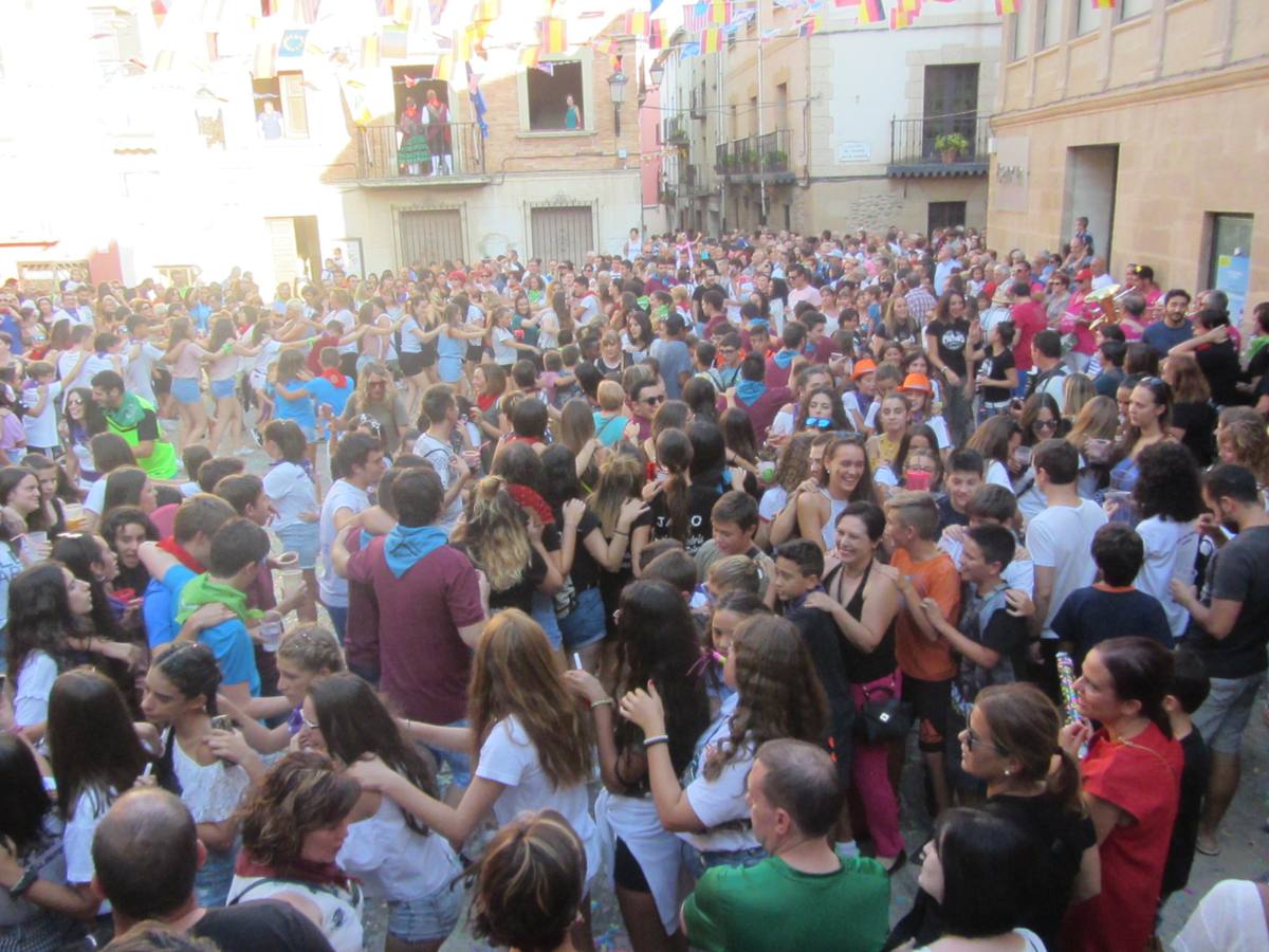 Cohete de las fiestas de la Virgen de la Antigua en Alberite