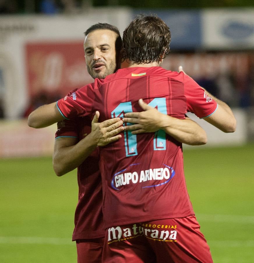 Los rojillos superaron en la prórroga por dos goles a cero al Leioa después de un extaordinario partido.