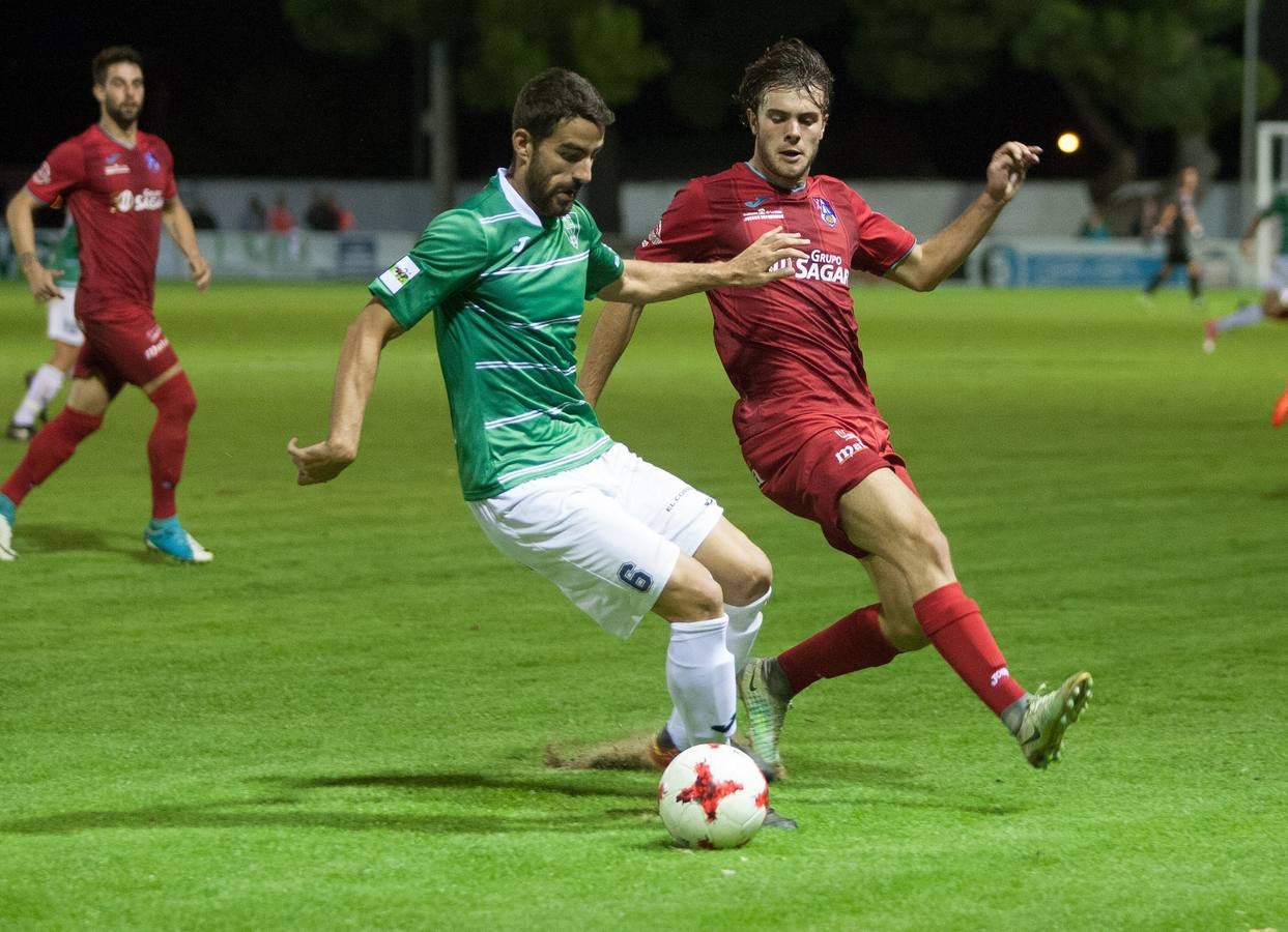 Los rojillos superaron en la prórroga por dos goles a cero al Leioa después de un extaordinario partido.