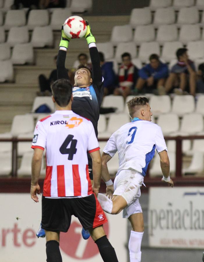 La UD Logroñés gana y alcanza la tercera ronda.