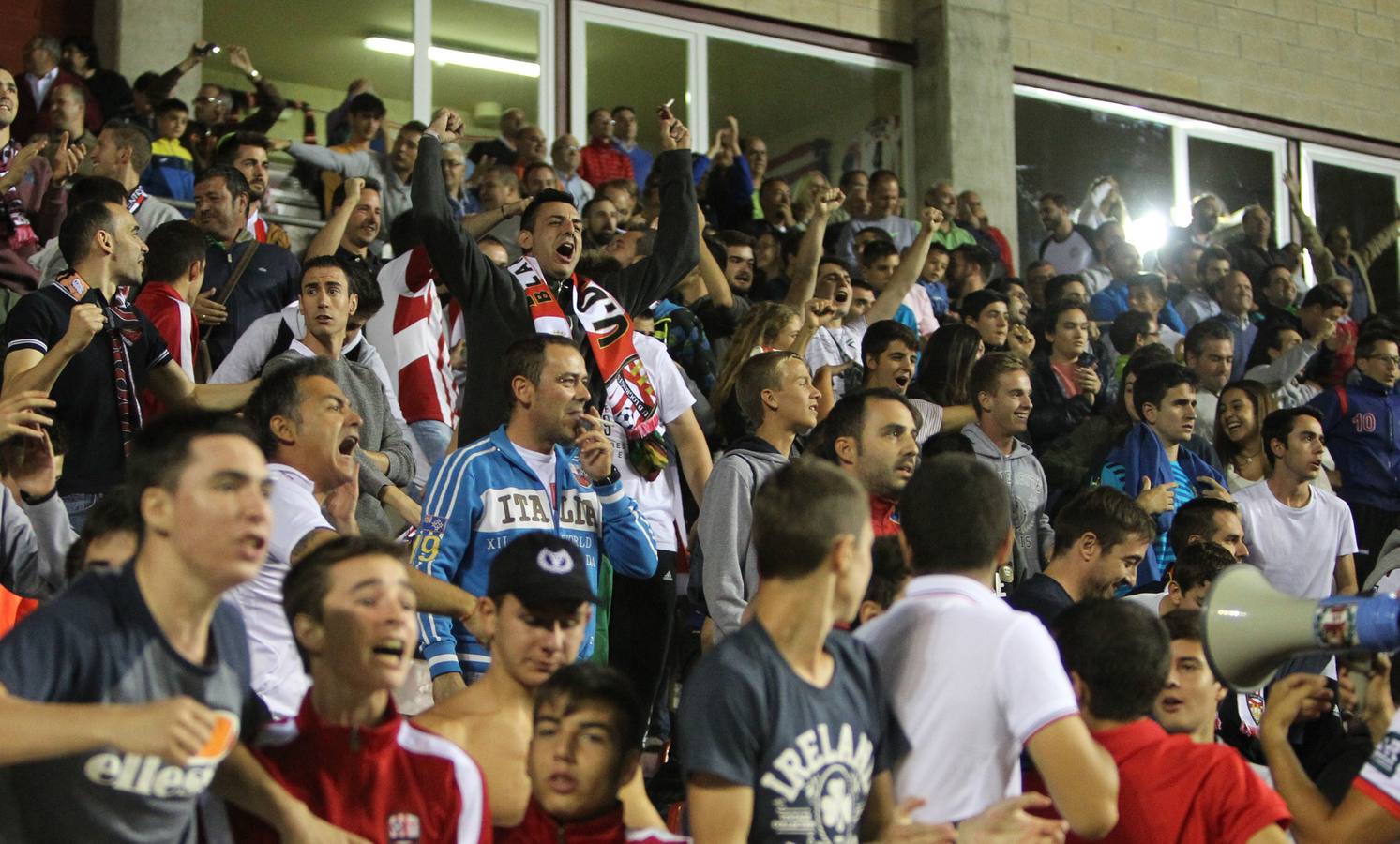 La UD Logroñés gana y alcanza la tercera ronda.