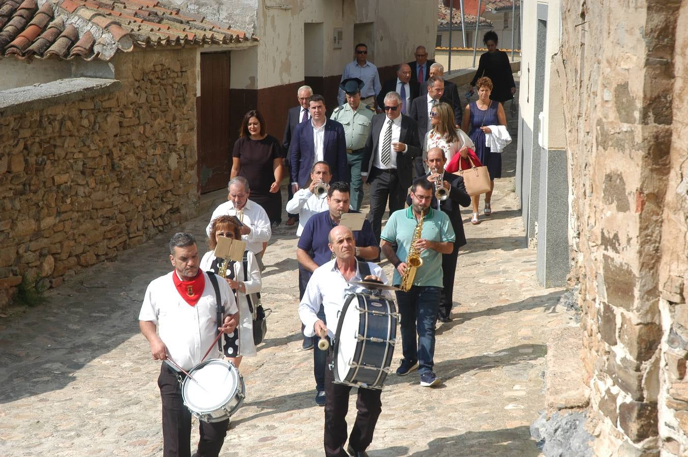 Procesion de Virgen de la Antigua en Grávalos