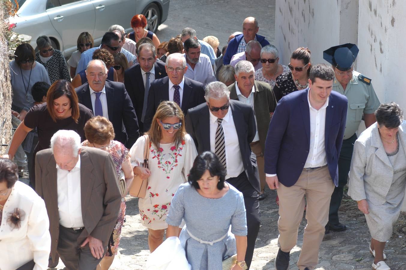 Procesion de Virgen de la Antigua en Grávalos