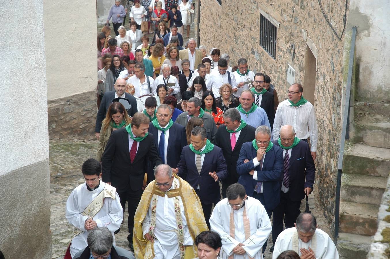 Imágenes de la procesión que se celebró en Cornago en honor a la Virgen de la Soledad.