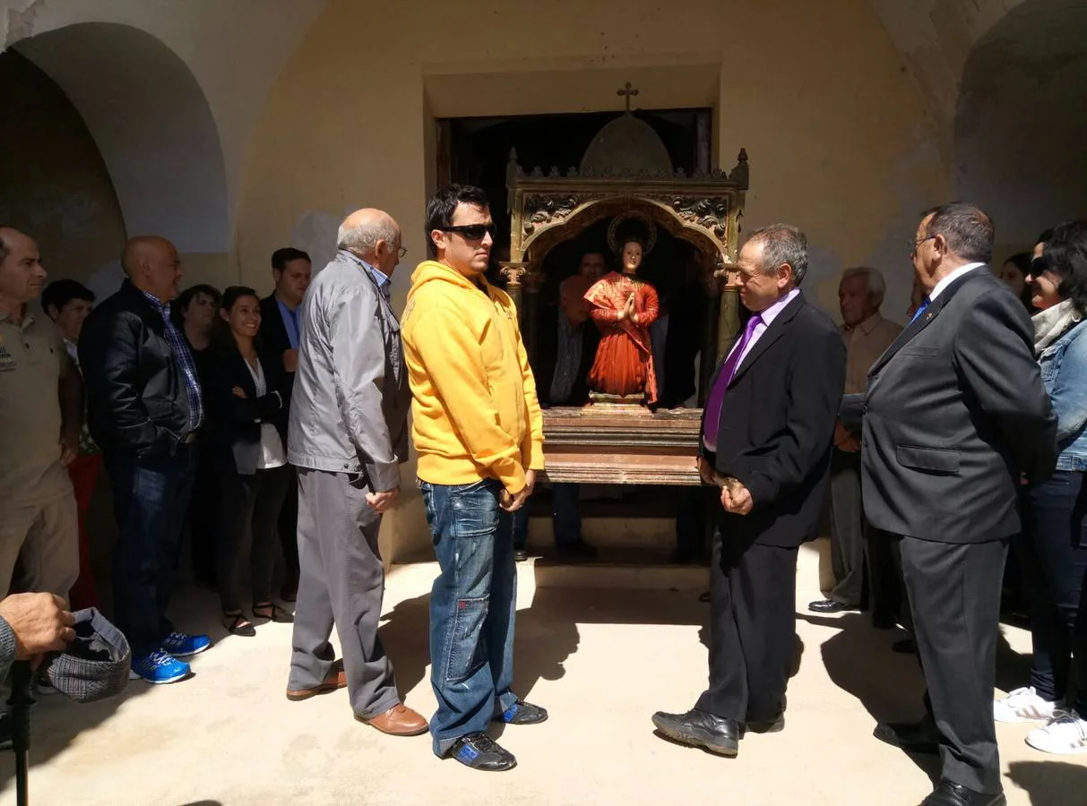 Este fin de semana se celebraron las fiestas del Cristo de Valdemadera, con la procesión y la subasta de andas del domingo entre sus actos