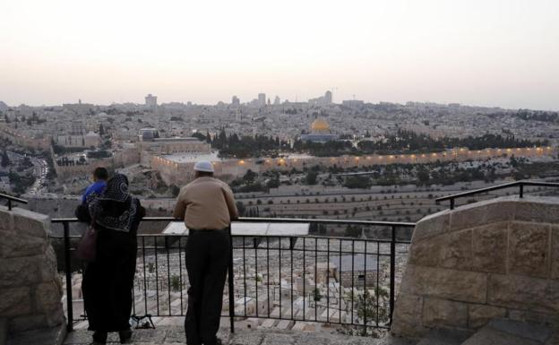 Vistas de la ciudad de Jerusalén. 