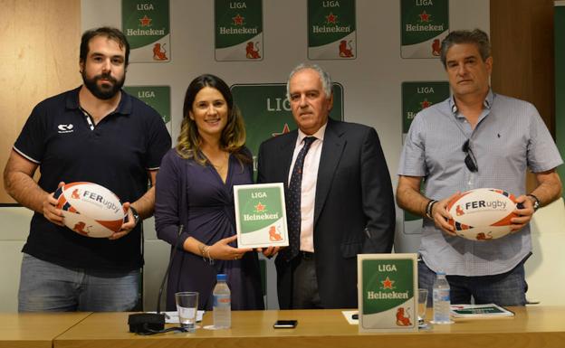 Rodrigo Contreras, Marta García Alonso, Alfonso Feijóo y Javier López.