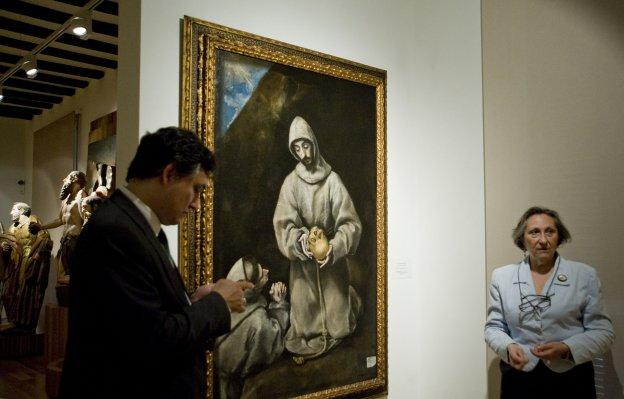 La exdirectora del Museo de La Rioja, María Teresa Sánchez Trujillano. :: Miguel Herreros