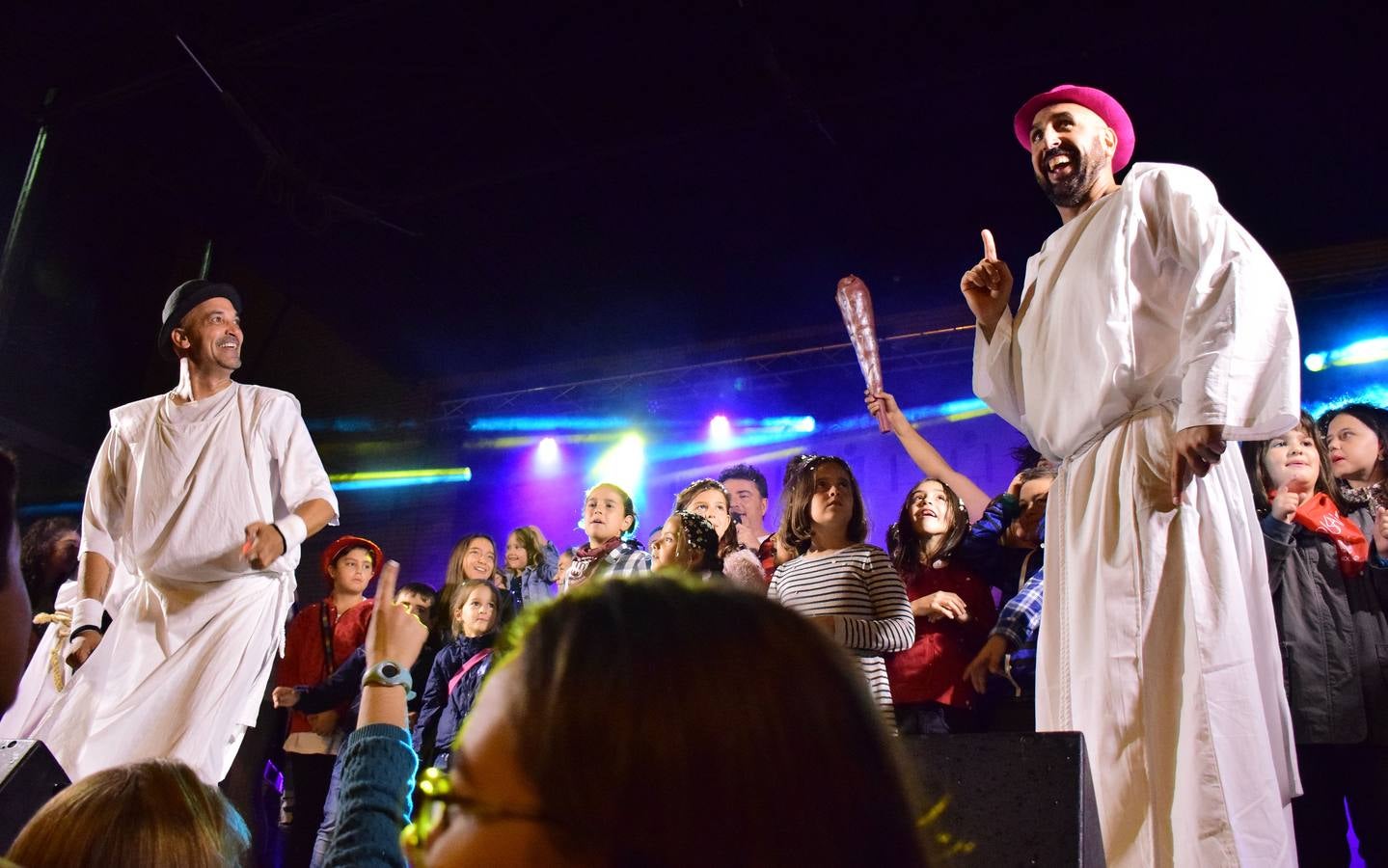 El grupo actuó ayer en la sede de la Peña La Rioja.