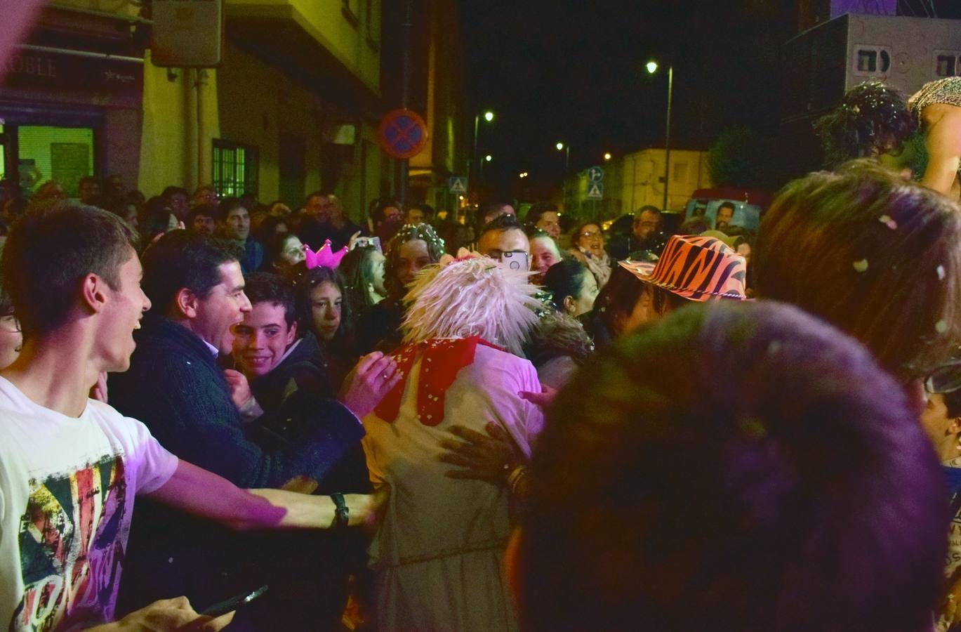 El grupo actuó ayer en la sede de la Peña La Rioja.