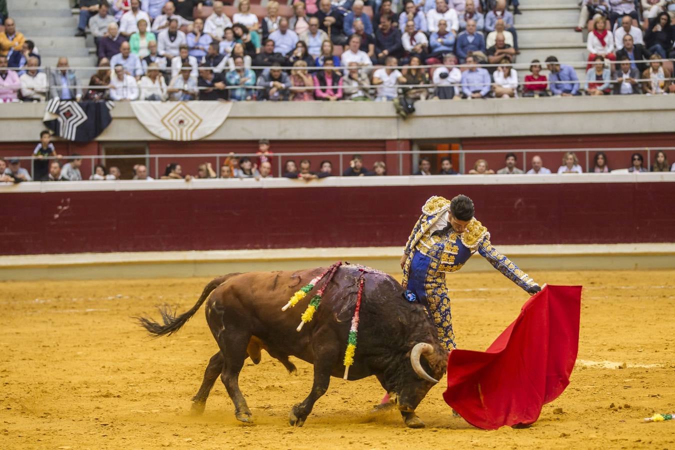 Hermoso, Talavante y Roca Rey, en el festejo