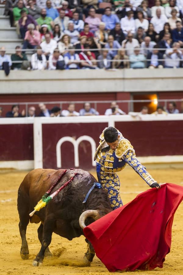 Hermoso, Talavante y Roca Rey, en el festejo