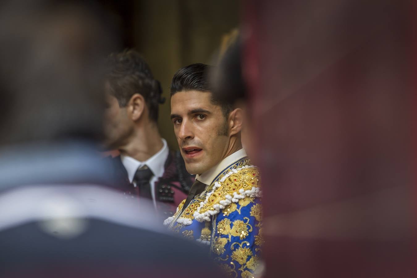 Hermoso, Talavante y Roca Rey, en el festejo