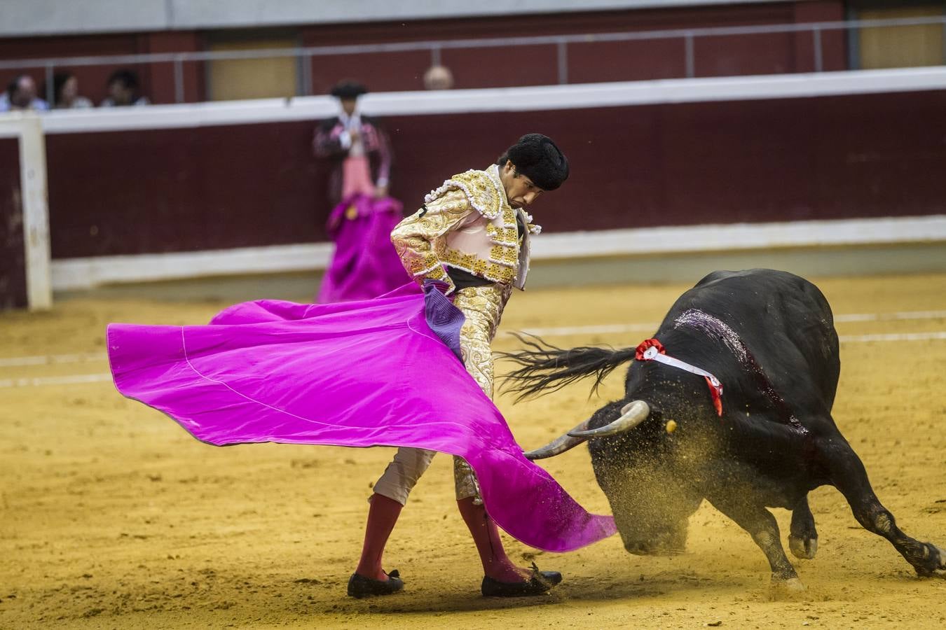 Ponce, Garrido y Adame fueron los protagonistas de la jornada taurina de ayer.