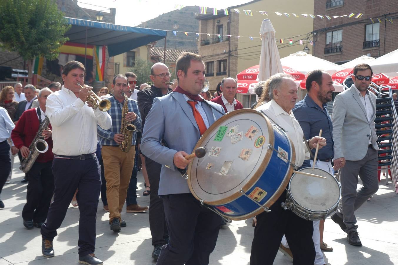 Pisado de uva y procesión de Acción de Gracias y Virgen de la Antigua en Rincón de Olivedo