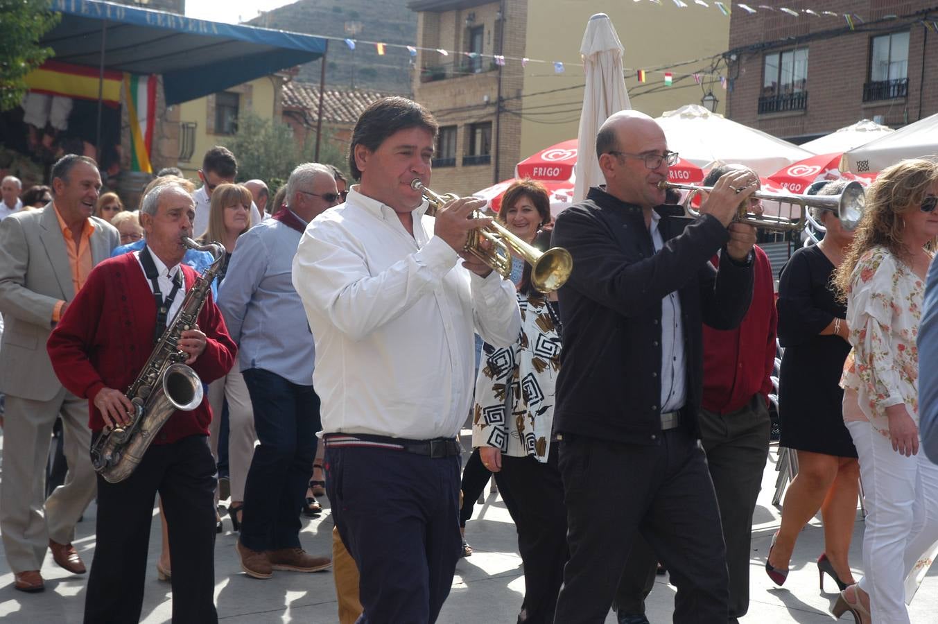 Pisado de uva y procesión de Acción de Gracias y Virgen de la Antigua en Rincón de Olivedo