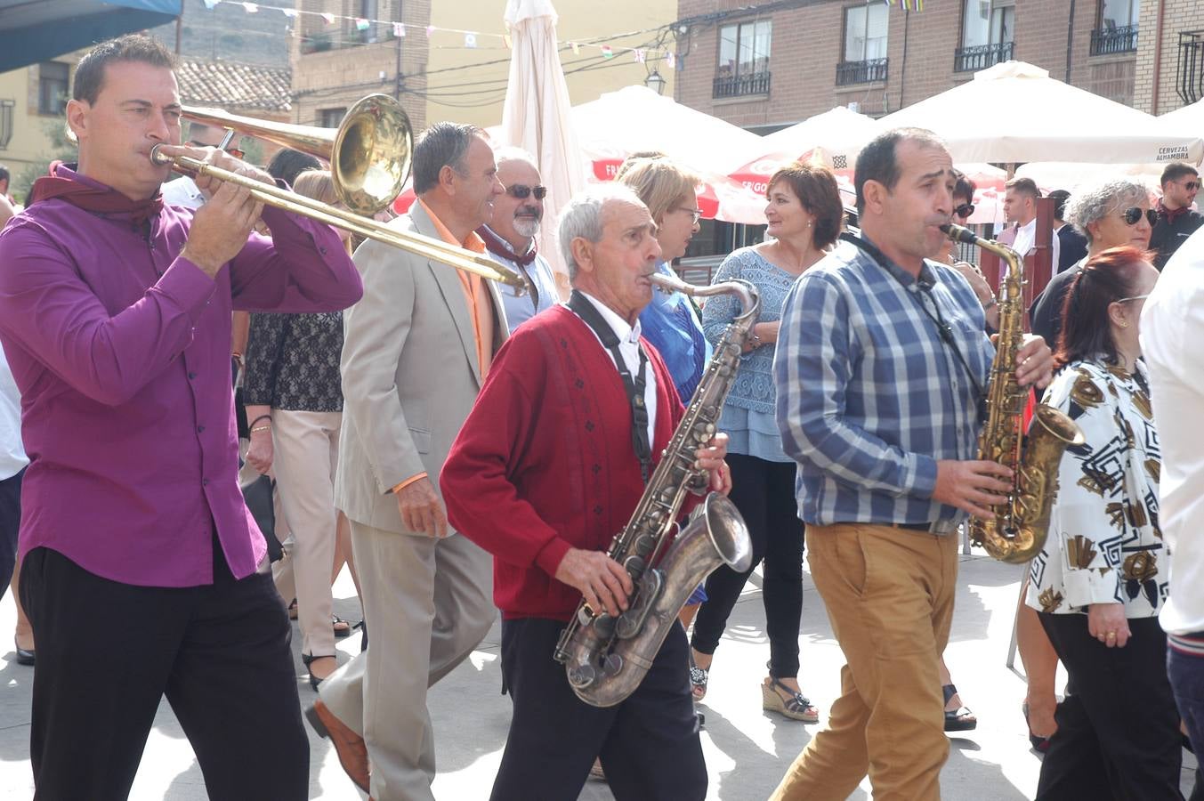 Pisado de uva y procesión de Acción de Gracias y Virgen de la Antigua en Rincón de Olivedo