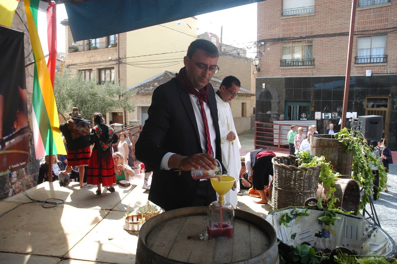 Pisado de uva y procesión de Acción de Gracias y Virgen de la Antigua en Rincón de Olivedo
