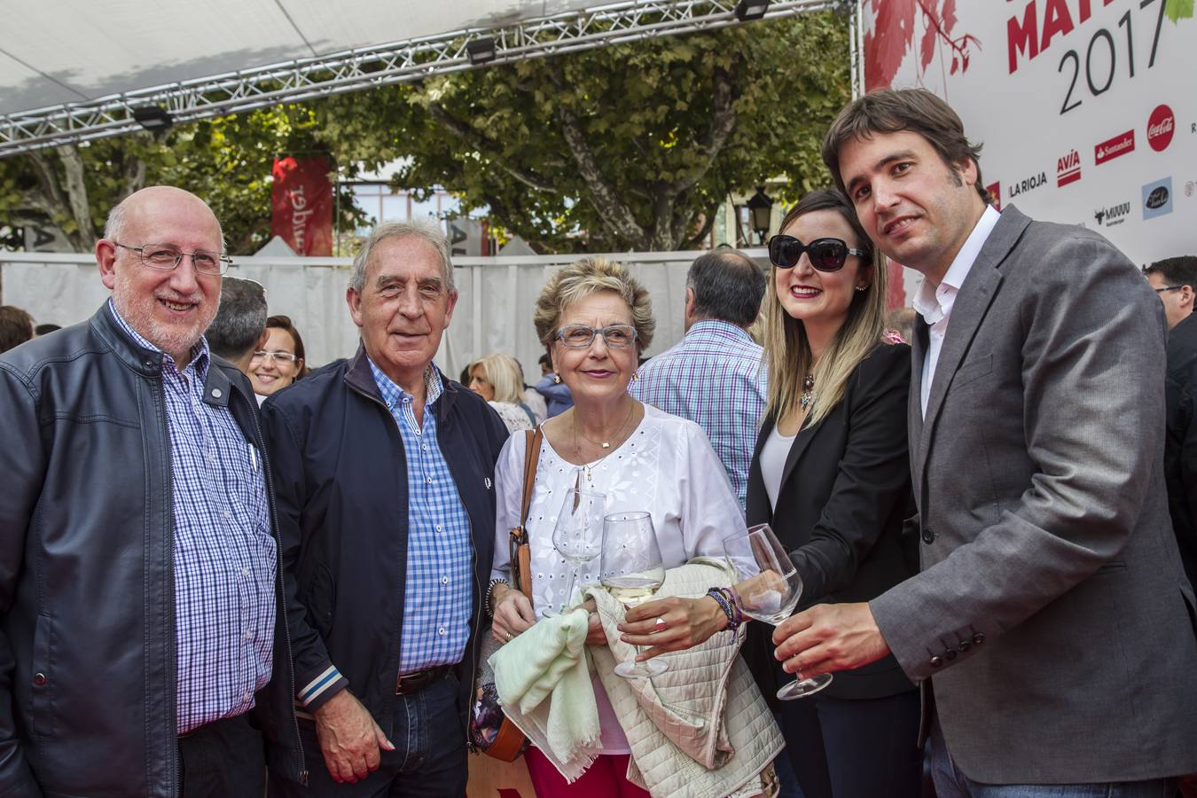 Muchos visitantes el viernes en la terraza de Diario LA RIOJA